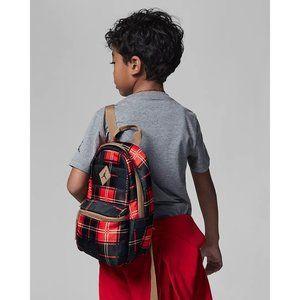 Jordan Quilted Kids Mini Daypack Backpack (6L) Red Black 7A0726-R69